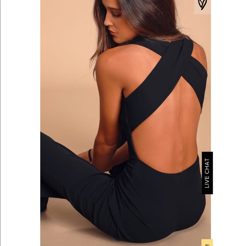 Backless jumpsuit NWOT perfect condition
